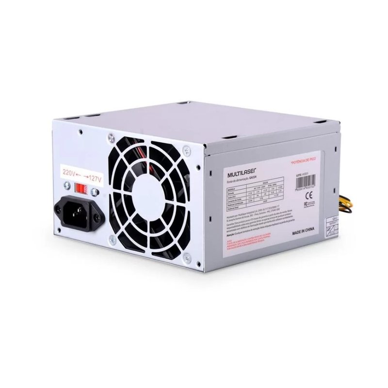fonte multilaser 200w