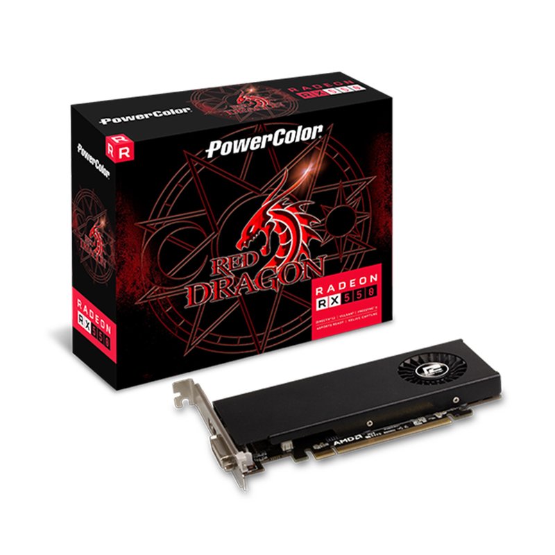 cwb2 266000203 gpu amd rx550 4gb red dragon power color axrx550 4gbd5 1a1 g00368400g 1