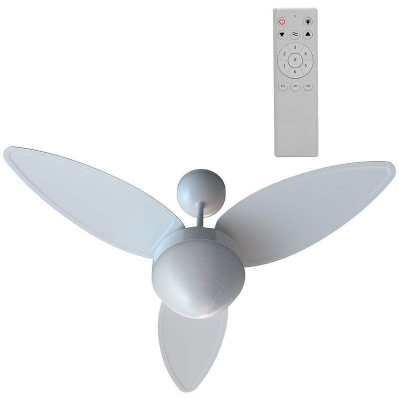 ventilador de teto ventisol aires 105cm 3 pas com controle 30w inverter 142403210531