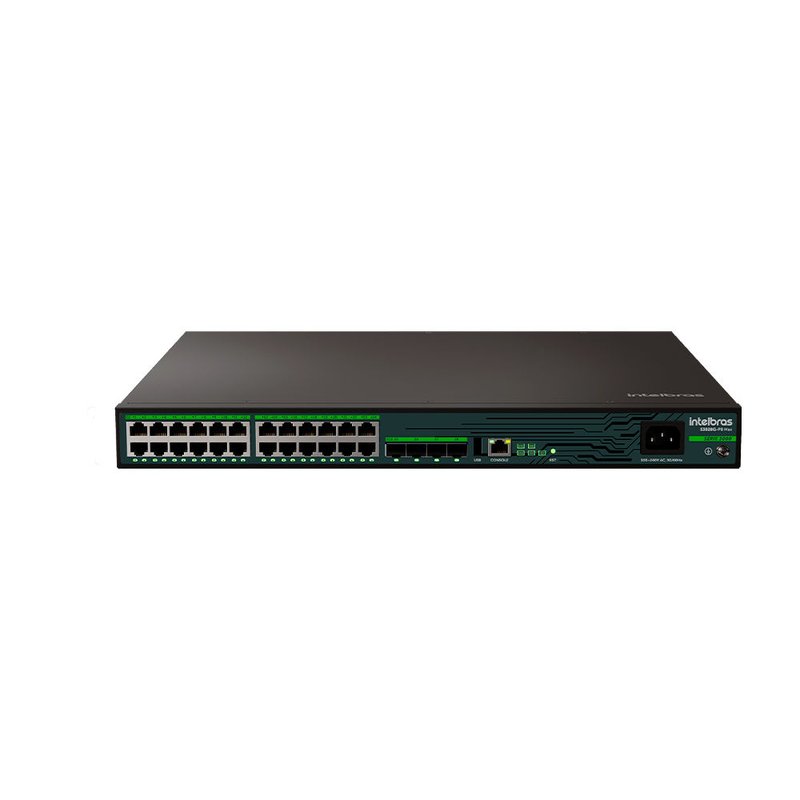 switch gerenciavel l3 de 24 portas gigabit poe e 4 sfp s3028g pb max large 1