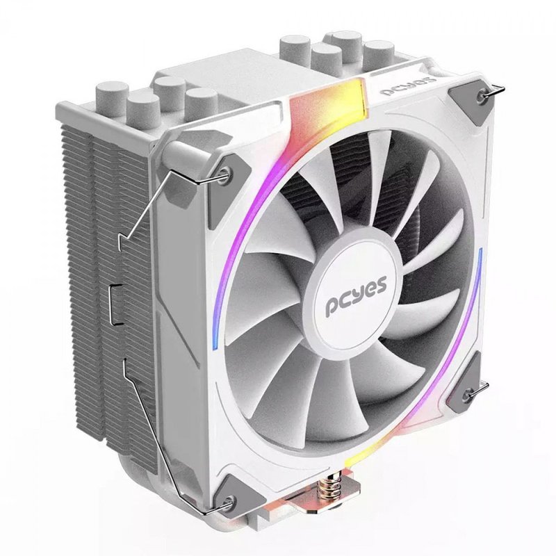 cooler para processador pcyes frost pulse white ghost argb 120mm intelamd white pefpargbwg 201087