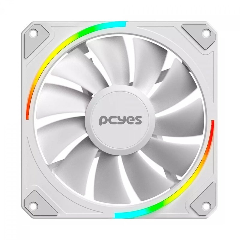 cooler para gabinete pcyes sangue frio 3 argb white ghost 120mm branco argbsf3wgbr 196663